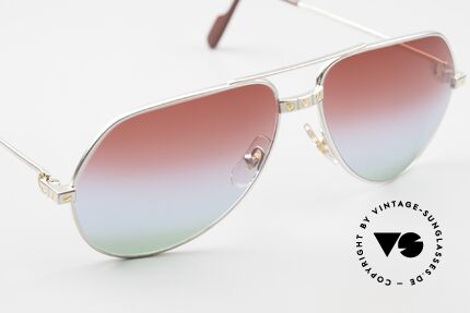 Cartier Vendome Santos - M Palladium Edition Polarlicht, Gläser sind eigens gefertigt (sonst nirgendwo erhältlich), Passend für Herren und Damen
