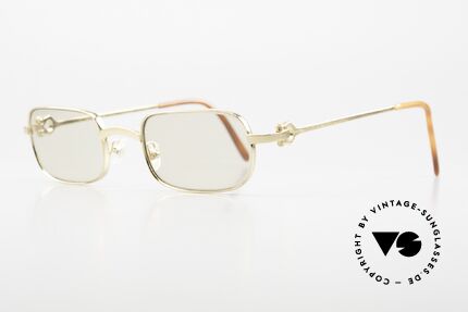 Cartier Dreamer Gläser Verdunkeln Automatisch, 22kt hart-vergoldet und mit neuen Mineralgläsern, Passend für Herren und Damen