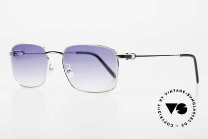 Cartier Spinner Eckige Luxus Brille Herren, teure Platin-Edition: Fassung mit Platin-Legierung, Passend für Herren