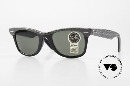 Ray Ban Wayfarer I Limitierte Leder Sonnenbrille, WAYFARER: der absolute Sonnenbrillenklassiker, Passend für Herren und Damen