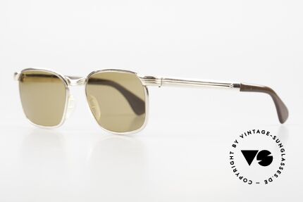Metzler Marwitz Conador 60er Sonnenbrille Gold, wahre Rarität mit Mineralverglasung (100% UV), Passend für Herren
