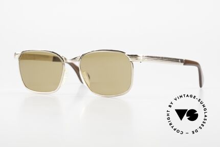 Metzler Marwitz Conador 60er Sonnenbrille Gold, eine Wahnsinns-Qualität; für die Ewigkeit gemacht, Passend für Herren