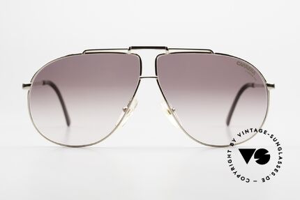 Carrera 5312 Aviator Sonnenbrille Herren, alte 80er Jahre Carrera Sonnenbrille in Pilotenform, Passend für Herren