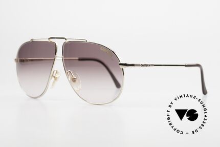 Carrera 5312 Aviator Sonnenbrille Herren, Top-Qualität & sehr elegantes Design von ca. 1987, Passend für Herren