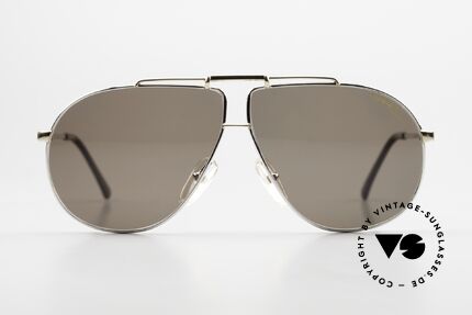 Carrera 5312 Rare Sonnenbrille Von 1987, alte 80er Jahre Carrera Sonnenbrille in Pilotenform, Passend für Herren