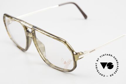 Carrera 5311 Optyl Rahmen Von 1986, Farbe wirkt wie eine Art 'Bernstein-Camouflage', Passend für Herren