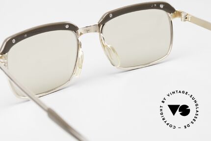 Metzler JK 1/10 12k Echtgold Brille, neue Automatikgläser: verdunkeln bei Sonne automatisch, Passend für Herren