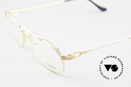 Fred Fregate - L Luxus Segler Brille Large, Bügel gedreht wie ein Segeltau; ein Segler MUSS HAVE!, Passend für Herren