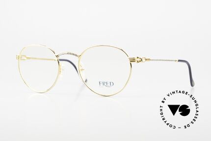 Fred Ouragan Luxus Panto Brille Herren Details