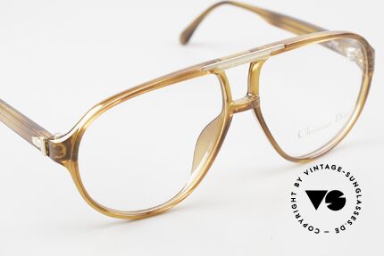 Christian Dior 2457 80er Optyl Aviator Brille, ein klassisches Pilotenbrillendesign für Gentlemen, Passend für Herren