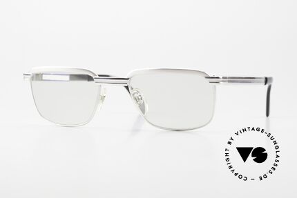 Rodenstock Canberra 1/20 12k Gold-Filled Brille, 60er Jahre Rodenstock Brille, Weissgolddoublé, Passend für Herren