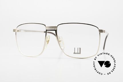 Dunhill 6071 Herrenbrille 80er Vergoldet Details