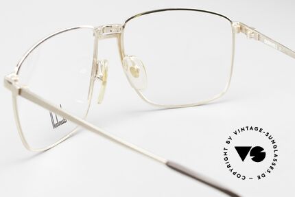 Dunhill 6071 Herrenbrille 80er Vergoldet, KEIN Retro, ein kostbares 35 Jahre altes Original, Passend für Herren