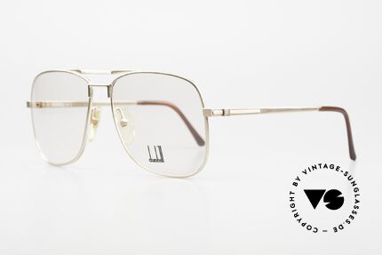 Dunhill 6038 Vergoldete 80er Herrenbrille, edler & hochwertiger geht's nicht - muss man fühlen!, Passend für Herren