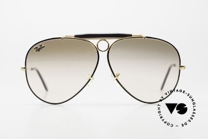 Ray Ban Shooter Precious Metals 24kt GP, kostbare 'Precious Metals' Sonder-Edition; Gr. 62/14, Passend für Herren