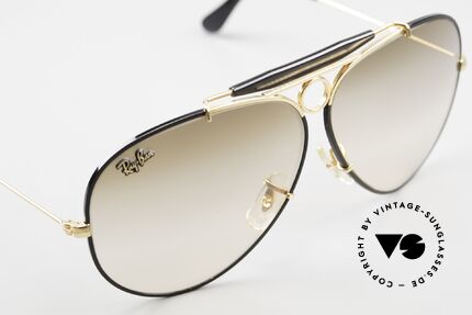 Ray Ban Shooter Precious Metals 24kt GP, KEIN Retro; ein altes USA Original mit Seriennummer, Passend für Herren