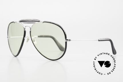 Ray Ban Outdoors II Leathers Lederbrille Mit Automatikglas, mit original B&L Mineralgläsern inkl. der B&L Gravur, Passend für Herren