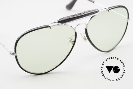 Ray Ban Outdoors II Leathers Lederbrille Mit Automatikglas, ungetragenes Exemplar; inzwischen ein Sammlerstück, Passend für Herren
