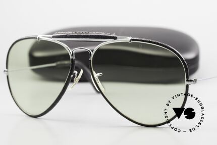Ray Ban Outdoors II Leathers Lederbrille Mit Automatikglas, Größe: large, Passend für Herren