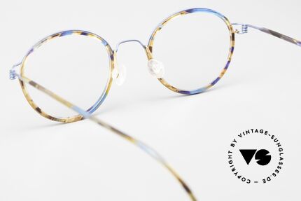 Lindberg Panto Air Titan Rim Titan Brille mit Azetat Inlay, ungetragenes Designerstück + orig. Lindberg Metall-Etui, Passend für Herren und Damen Lindberg Panto Air Titan Rim Titan Brille mit Azetat Inlay, ungetragenes Designerstück + orig. Lindberg Metall-Etui, Passend für Herren und Damen