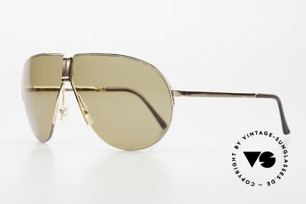 Porsche 5628 Faltbare Designerbrille 80er, halb rahmenlos = sehr leicht & angenehm zu tragen, Passend für Herren