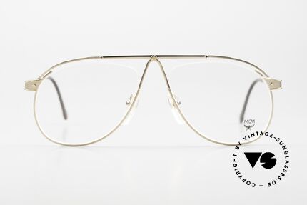 MCM München 9 90er Nylor Aviator Design, modifizierte Pilotenform in large 143mm Breite, Passend für Herren