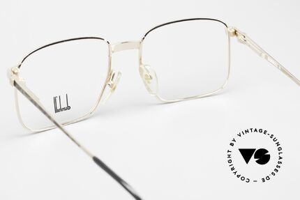 Dunhill 6057 Eckige Herrenbrille von 1988, ein echtes 80er Original mit Dunhill Demogläsern, Passend für Herren