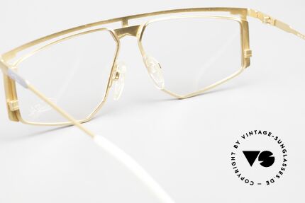 Cazal 235 80er Hip Hop Brille Unisex, Rahmen (Gr. 57/11) ist gemacht für optische Gläser, Passend für Herren und Damen