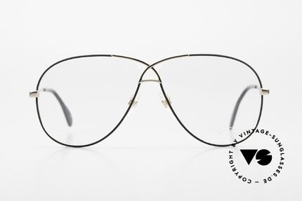 Cazal 728 80er Piloten Brille Large, CAZALs Antwort auf den Ray-Ban Aviator Style, Passend für Herren