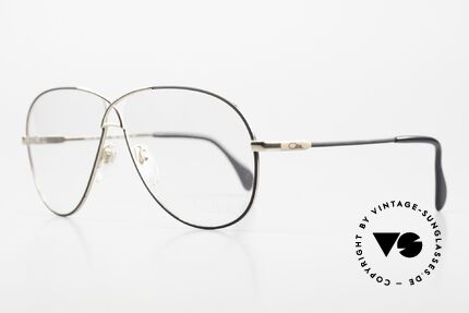 Cazal 728 80er Piloten Brille Large, Metallrahmen in L Gr. 62/11 (top Tragekomfort), Passend für Herren