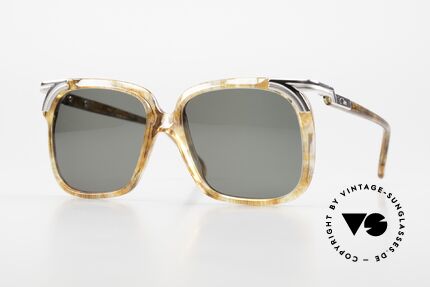 Cazal 112 70er Jahre Sonnenbrille, seltene 70er Jahre vintage Designerbrille von Cazal, Passend für Damen