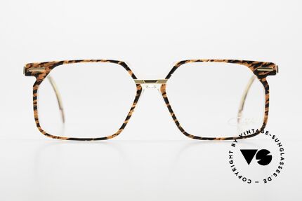 Cazal 646 Alte Original-Designer Brille, komplexe Muster im semi-transparenten Acetat, Passend für Herren
