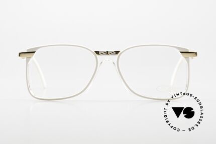 Cazal 341 Alte Vintage Brille No Retro, tolle Kombination von Transparenz, Farbe & Metall, Passend für Damen