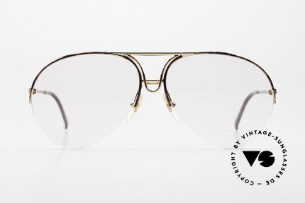 Porsche 5627 Nylor Aviator Brille 90er, rahmenlos = sehr leicht und hoher Tragekomfort, Passend für Herren
