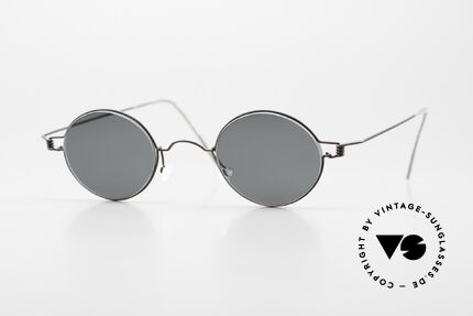 Lindberg Corona Air Titan Rim Runde Titanium Brille Unisex Details