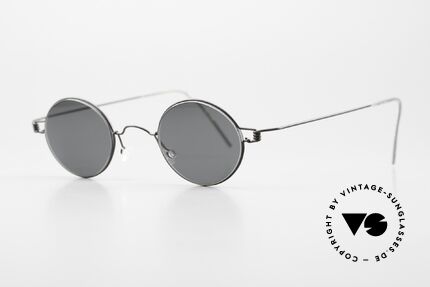 Lindberg Corona Air Titan Rim Runde Titanium Brille Unisex, so zeitlos, stilvoll und innovativ = Prädikat "VINTAGE", Passend für Herren und Damen