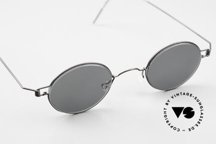 Lindberg Corona Air Titan Rim Runde Titanium Brille Unisex, eleganter Rahmen ohne Schrauben, Nieten oder Lötungen, Passend für Herren und Damen