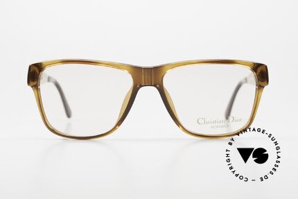 Christian Dior 2406 Vintage Brille Monsieur Eckig, herausragende Top-Qualität dank OPTYL-Material, Passend für Herren