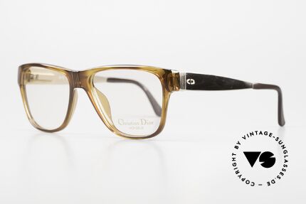 Christian Dior 2406 Vintage Brille Monsieur Eckig, extrem robust und markant (typisch Dior Monsieur), Passend für Herren
