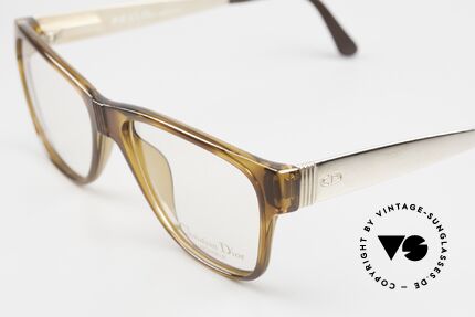 Christian Dior 2406 Vintage Brille Monsieur Eckig, zudem eines der 1. Modelle mit Feder-Scharnieren, Passend für Herren