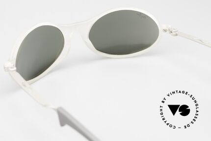 Ray Ban Orbs Oval Combo 90er Sonnenbrille Sport, ungetragen, ORBS Oval Combo W2390, G15-Silber M, Passend für Herren