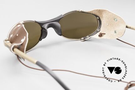 Alpina Tibet 90er Skibrille Kleine Größe, Alpina CeramiC sun lenses, 100% UV Schutz, Passend für Herren und Damen