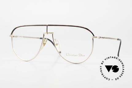 Christian Dior 2582 90er Vintage Herren Brille, vintage 80er Designer-Brillenfassung v. Christian Dior, Passend für Herren