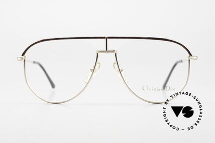 Christian Dior 2582 90er Vintage Herren Brille, außergewöhnliche Rahmenkonstruktion & Kolorierung, Passend für Herren