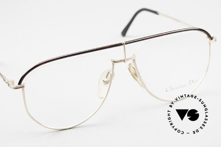 Christian Dior 2582 90er Vintage Herren Brille, enorm leicht & angenehm zu tragen trotz 59/16 Größe, Passend für Herren