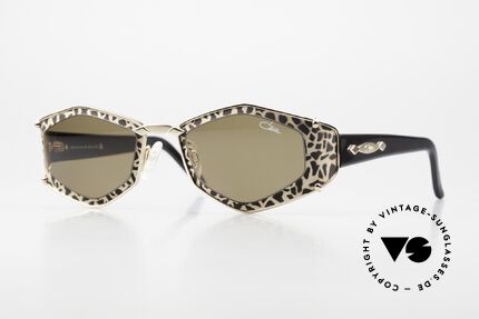 Cazal 912 Damenbrille Leopardenmuster Details