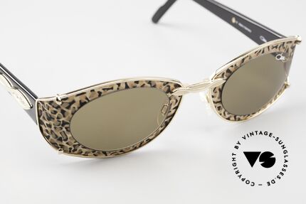Cazal 911 Leopardenmuster Damenbrille, ungetragen (wie alle unsere Cazal Designerstücke), Passend für Damen