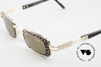 Cazal 913 Eckige Leoparden-Brille, zudem Premium-Qualität & einzigartige Passform, Passend für Damen
