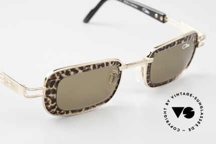Cazal 913 Eckige Leoparden-Brille, ungetragen (wie alle unsere Cazal Designerstücke), Passend für Damen
