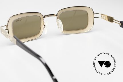 Cazal 913 Eckige Leoparden-Brille, KEINE Retromode, sondern ein interessantes Unikat, Passend für Damen